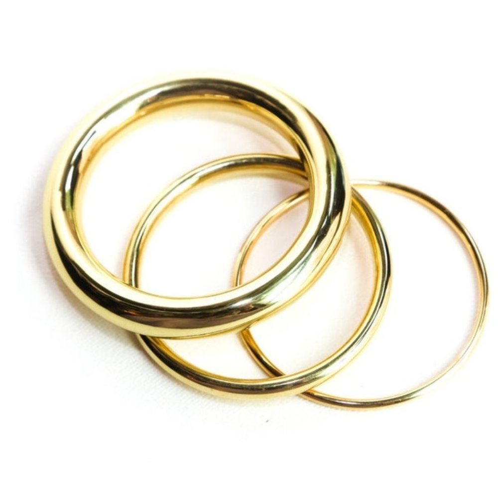 Found Collection Simplicity Gold-Tone Bangles